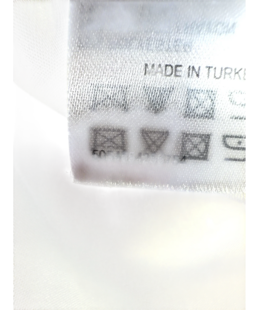 Mint Velvet Cream Colour, size UK 10 — fabric detail