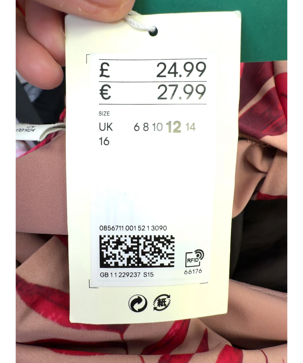 Johanna Ortiz pink Colour, size UK 16 — care label