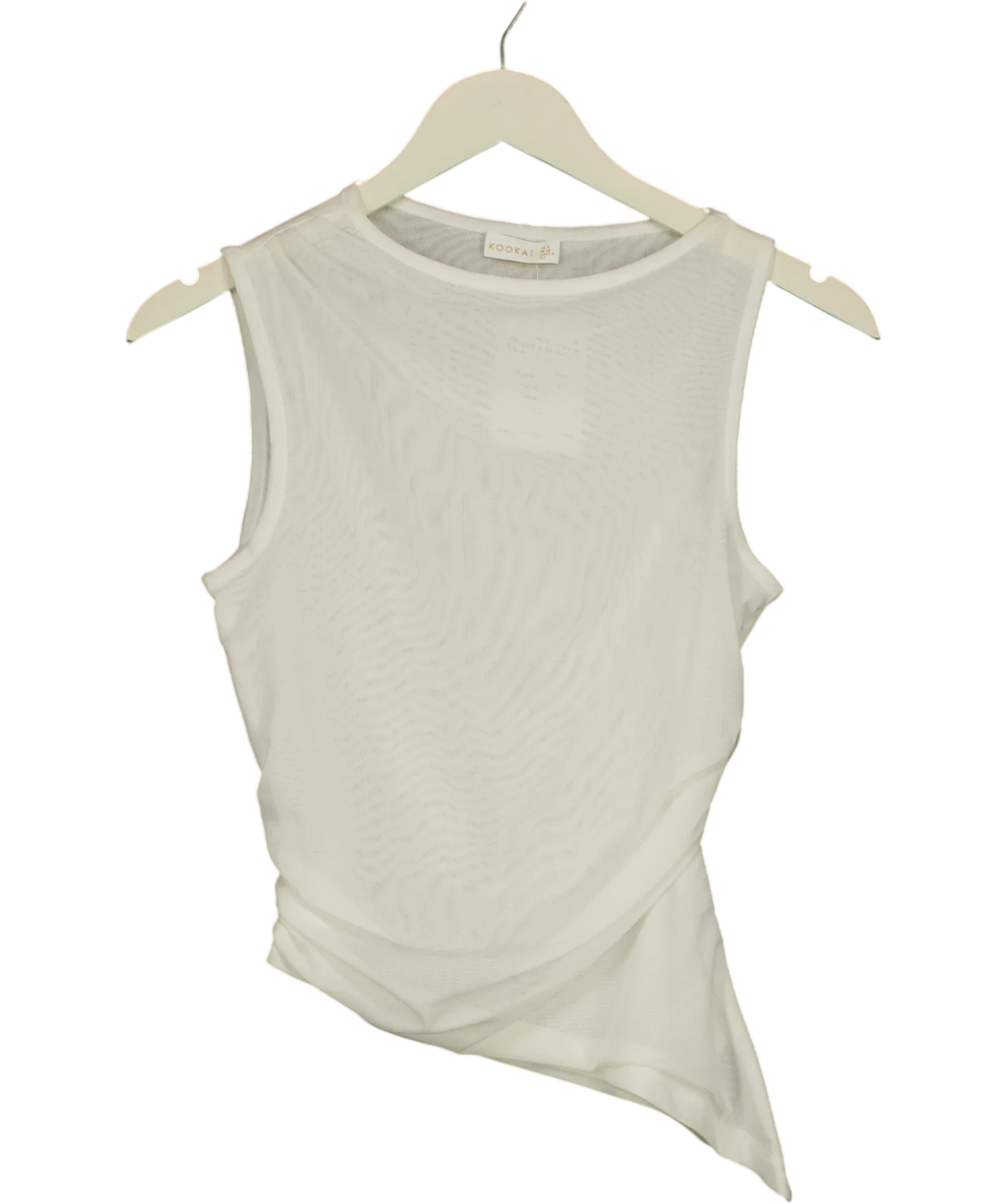 Kookai White Colour, size UK 8 — front