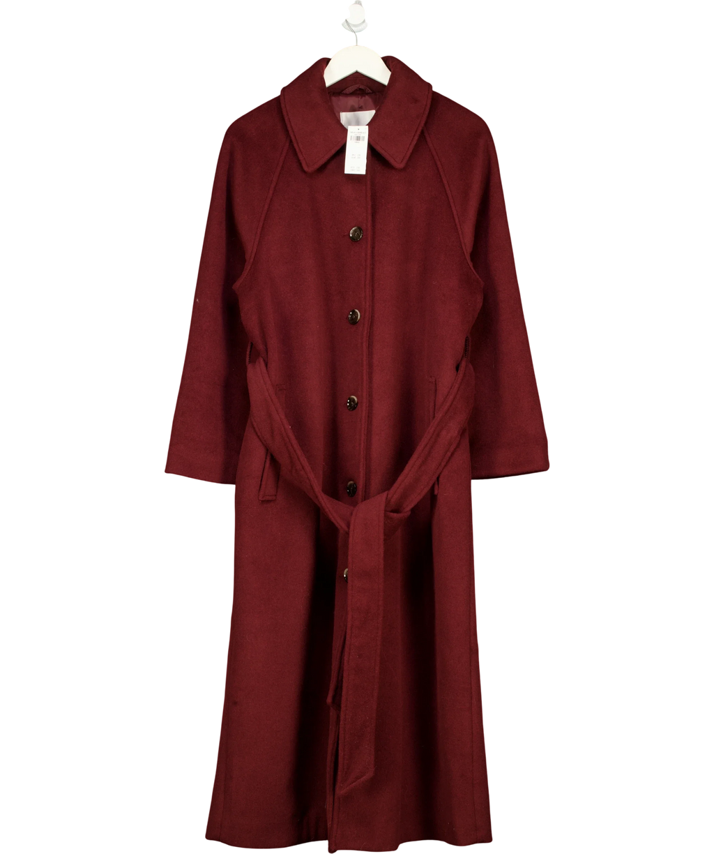 ABERCROMBIE & FITCH burgundy Colour, size UK L — front