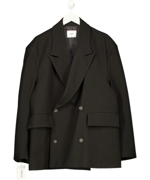 Void Oversized Double-Breasted Black Blazer UK XXL