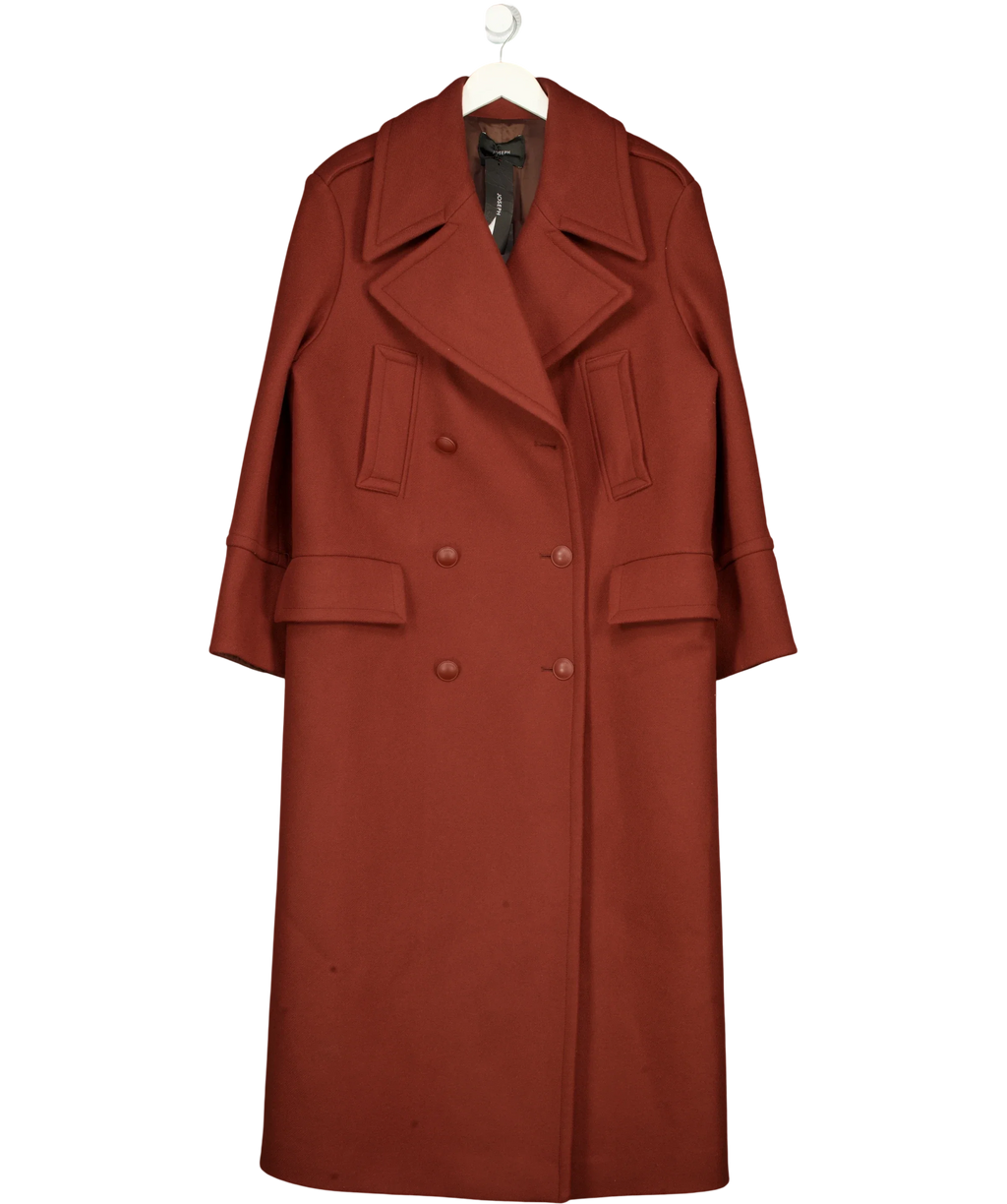 Joseph rust Esher-Coat-Diagonal Wo, size UK 6 — front