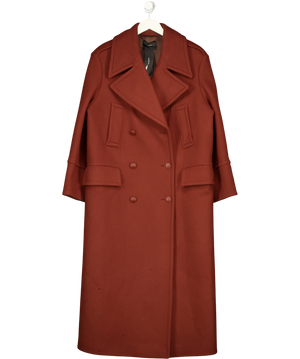 Joseph Raisin Brown Virgin Wool & Cashmere Coat UK 6