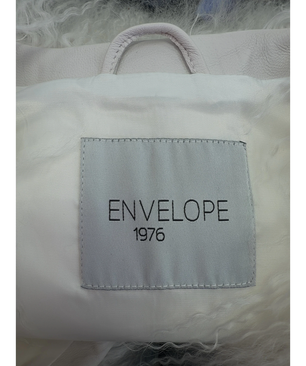 ENVELOPE 1976 Cream Vestlia Vest, size UK XS/S — detail