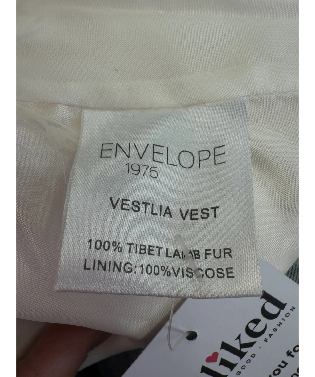 ENVELOPE 1976 Cream Vestlia Vest, size UK XS/S — label