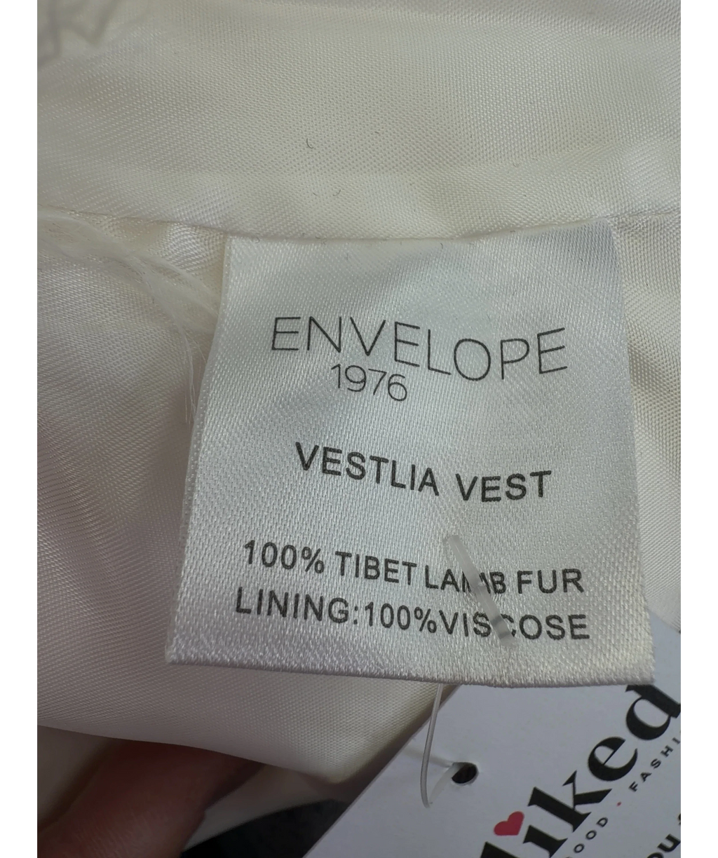 ENVELOPE 1976 Cream Vestlia Vest, size UK XS/S — care label