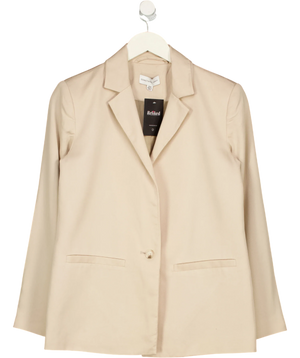 Something Navy Something Delicate Blazer Beige UK XXS