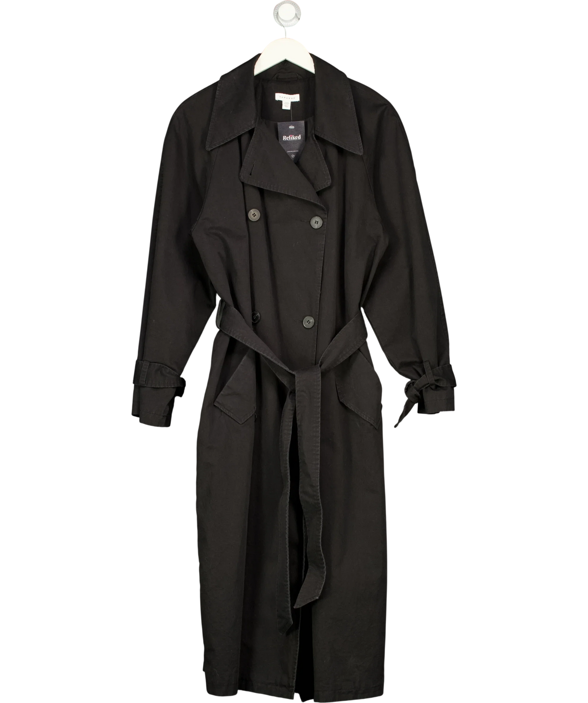 TOPSHOP Black Colour, size UK 14 — front