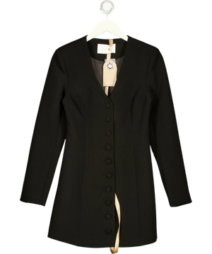 Meshki Hurley Long Sleeve Blazer Mini Dress Black UK S