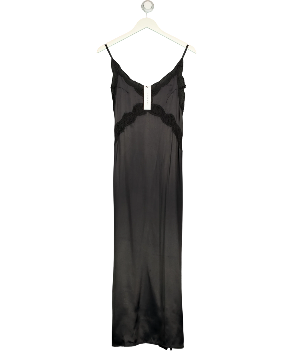 TOPSHOP Black Colour, size UK 4 — front