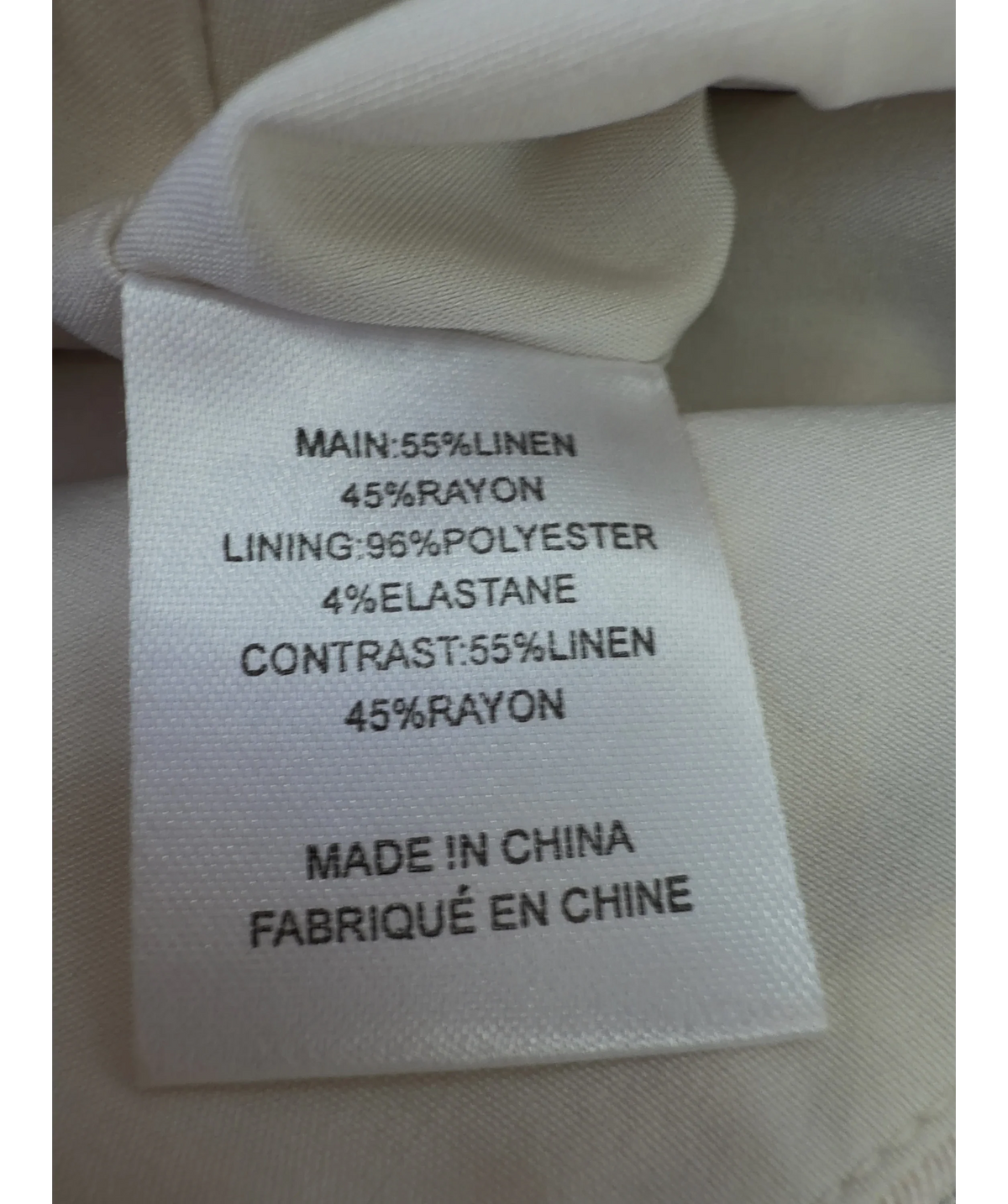 C/MEO COLLECTIVE Beige Colour, size UK S — label