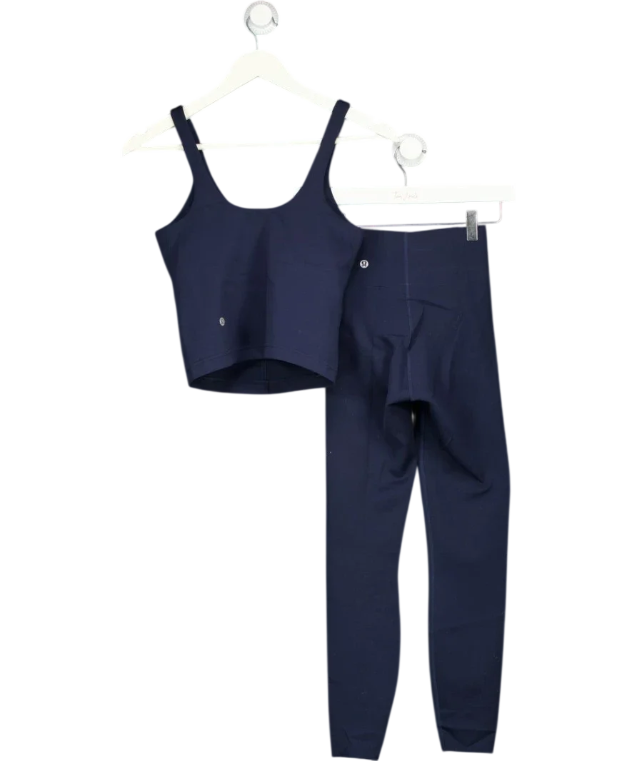 Lululemon navy Set, size UK 8 — back