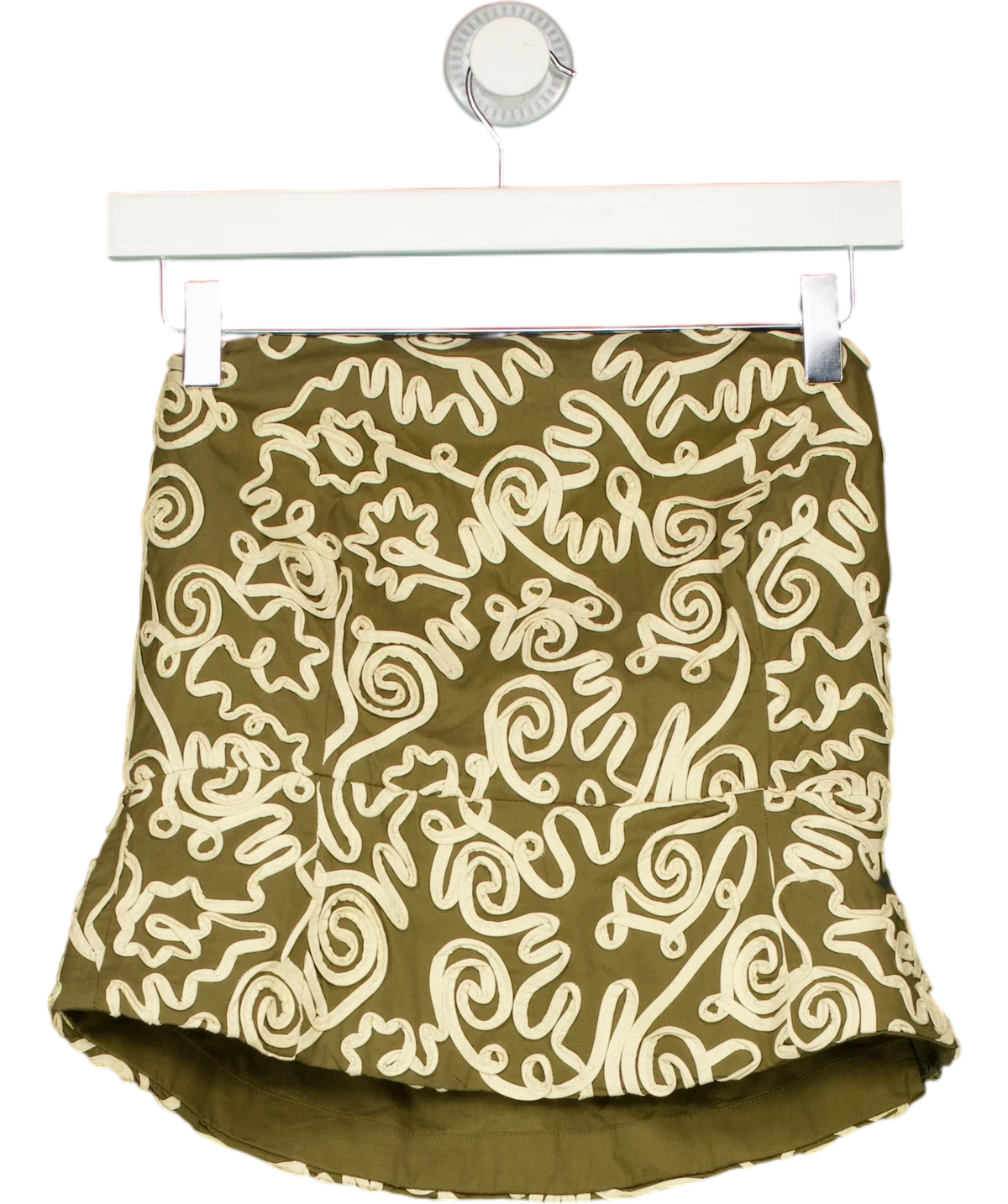 SÉZANE Green Adriel Top, size UK 8 — front