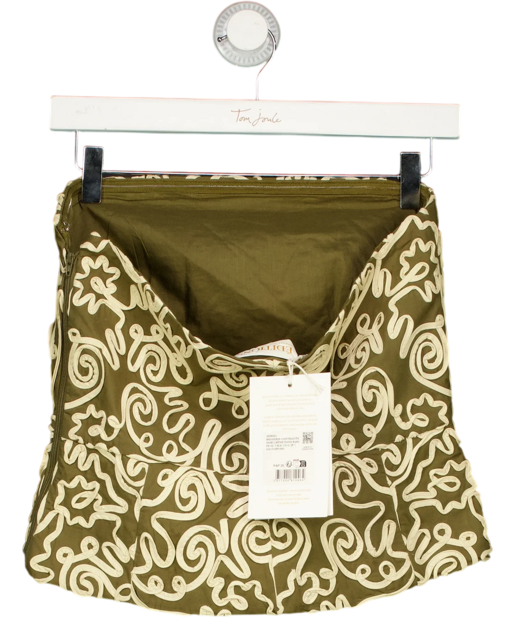 SÉZANE Green Adriel Top, size UK 8 — back