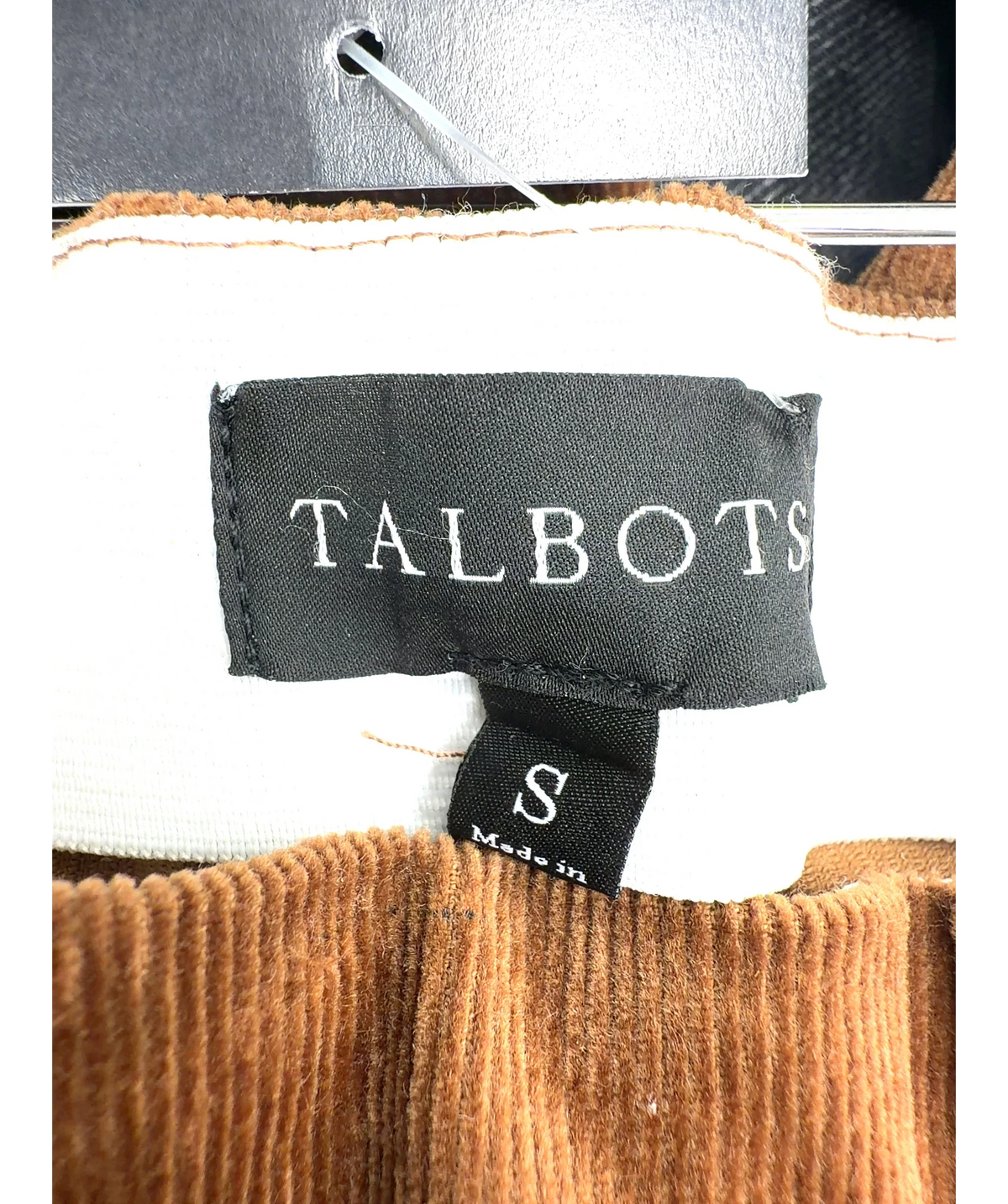 TALBOTS Brown Colour, size UK S — care label