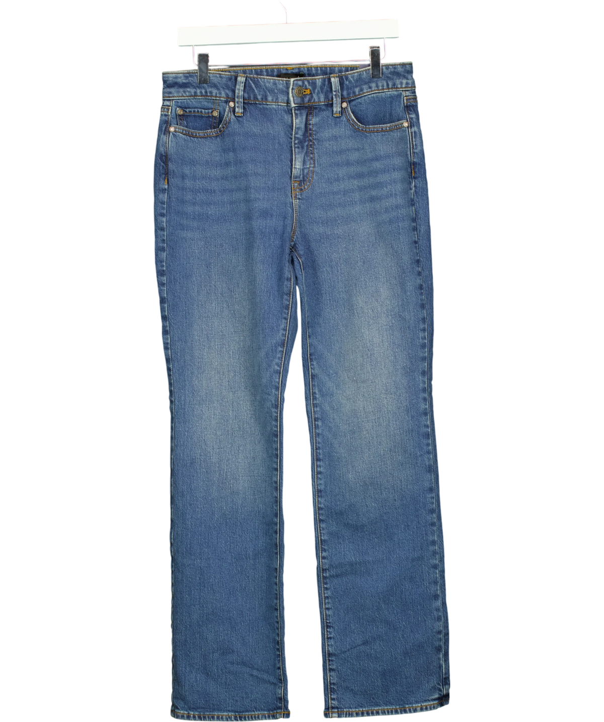 TALBOTS Blue Barely Boot Jean, size UK 4 — front