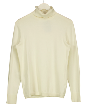 Talbots Turtleneck Sweater Cream Uk M