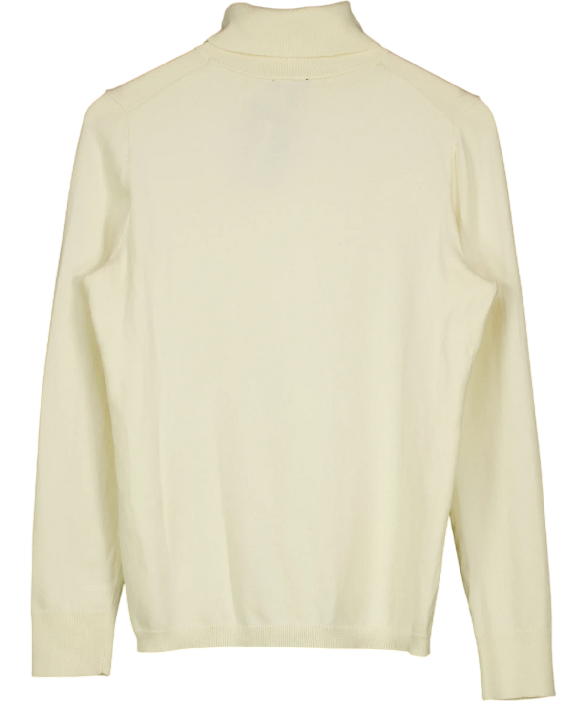 TALBOTS Cream turtleneck sweater, size UK M — back