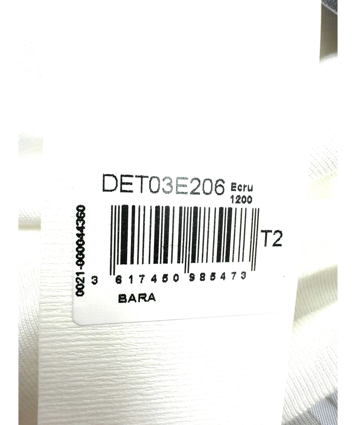 Gerard Darel white Bara Long Sleeve Cotton T-Shirt, size UK S — care label