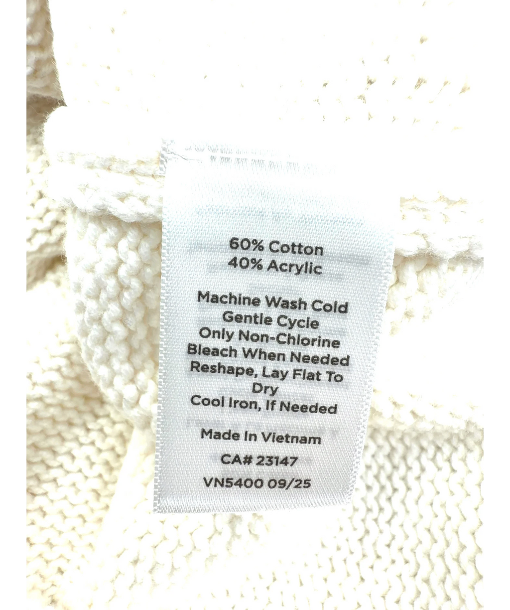 TALBOTS Cream Colour, size UK L — label