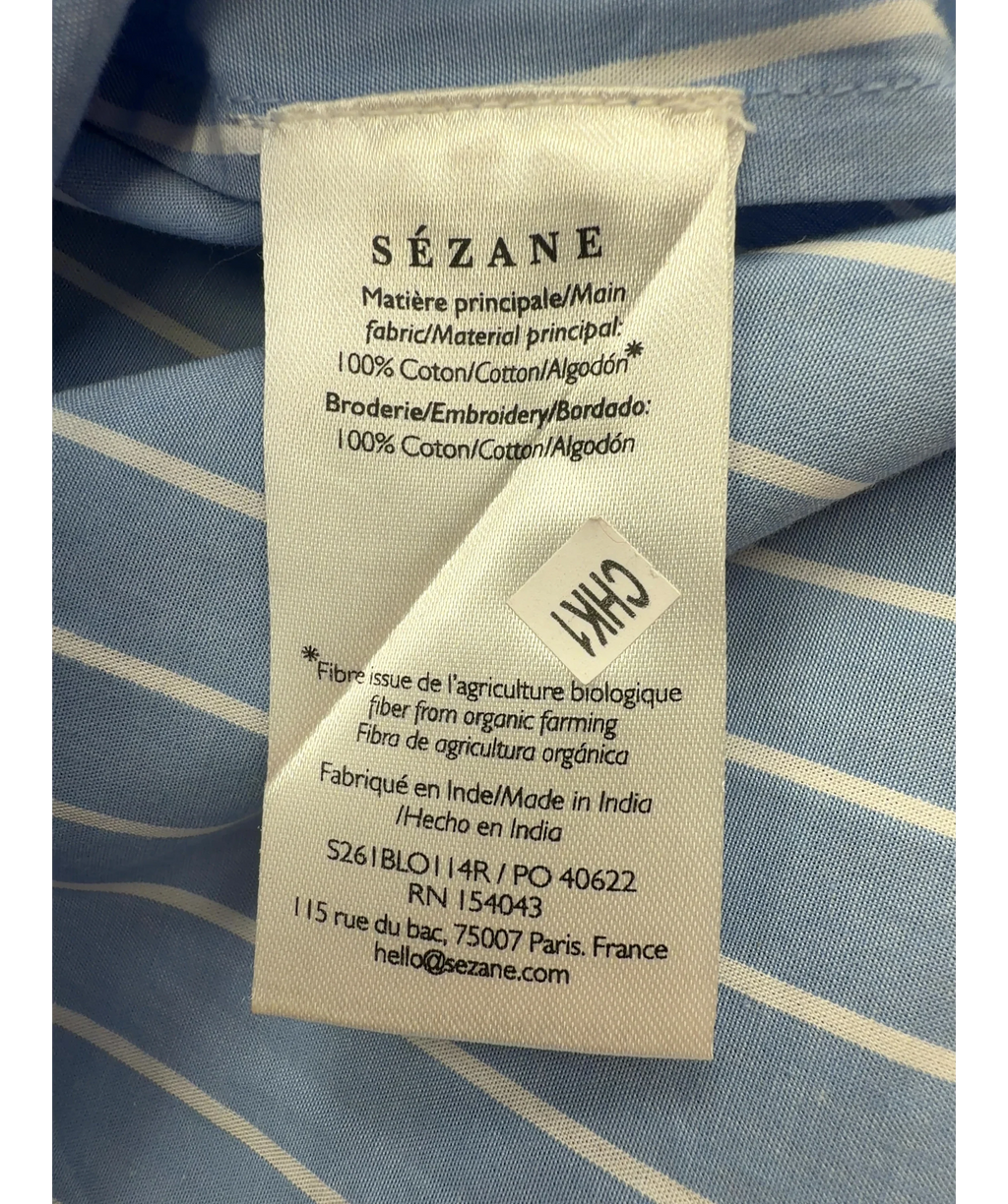 Sézane Blue Colour, size UK 10 — label