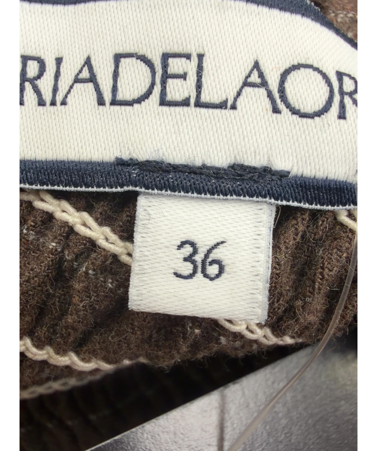 MARIADELAORDEN Brown Lilia Shirt, size UK 8 — care label