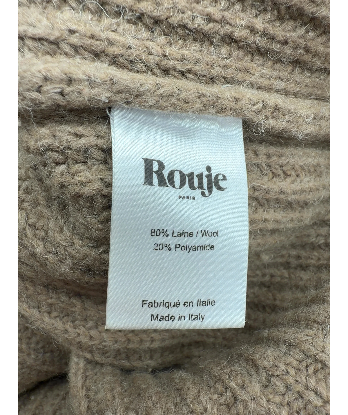 Rouje Beige Colour, size UK 8 — label