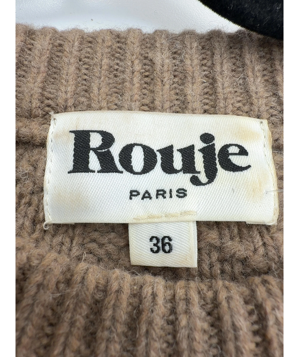 Rouje Beige Colour, size UK 8 — care label
