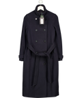 Hobbs Black Roisin Coat, size UK 8 — front