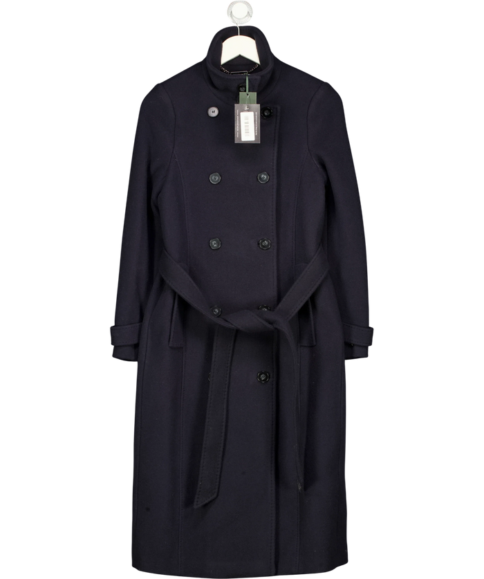 Hobbs Roisin Wool & Cashmere Blend Coat Black UK 8