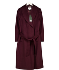 Hobbs Purple Sara Coat, size UK 12 — front