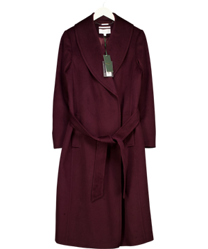 Hobbs Sara 100% Wool Wrap Coat  UK 12