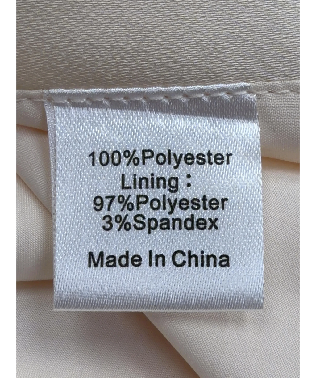 TUCKERNUCK Cream Side Button Jamie Dress, size UK S — label