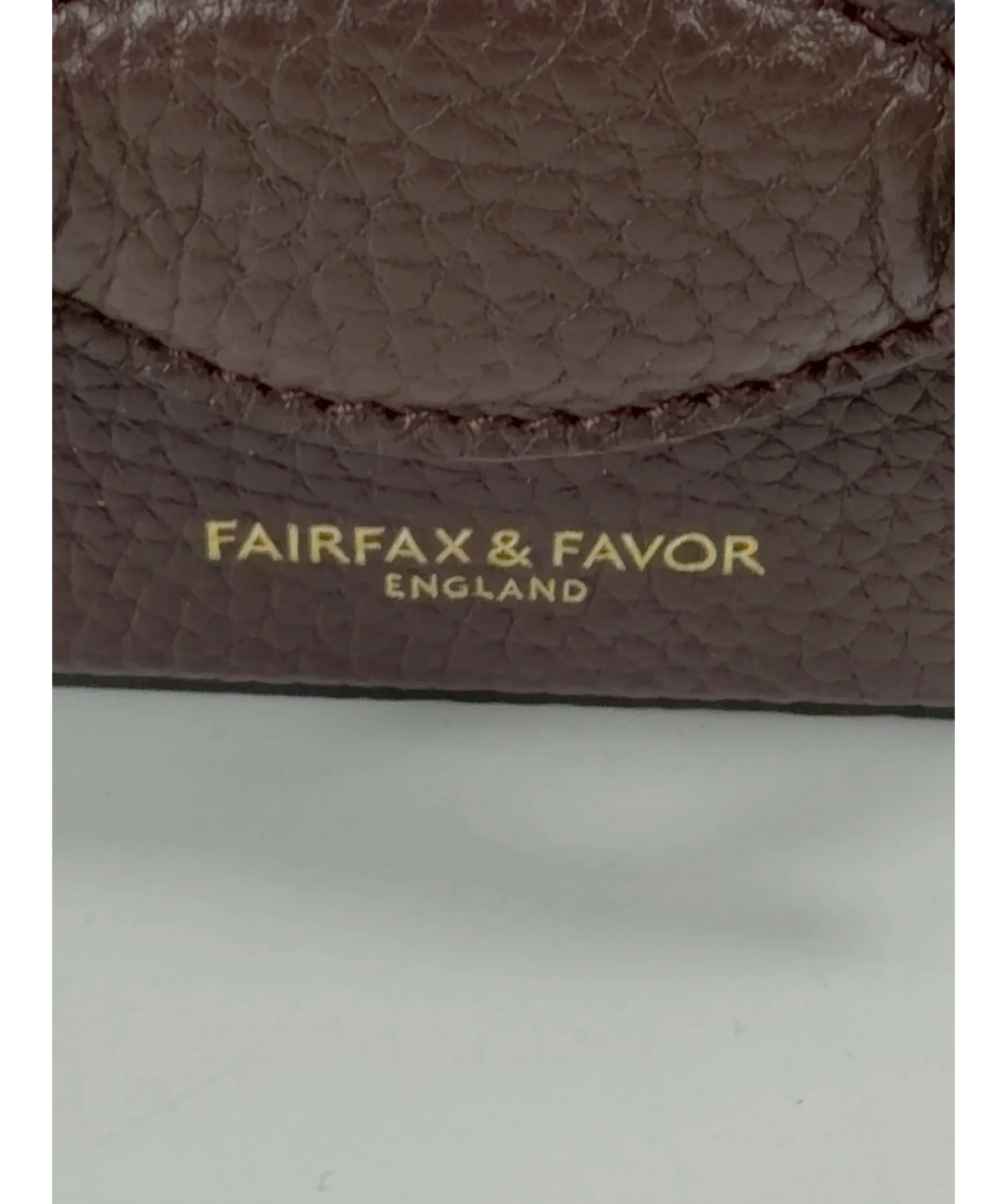 Fairfax & Favor Brown Connie — label
