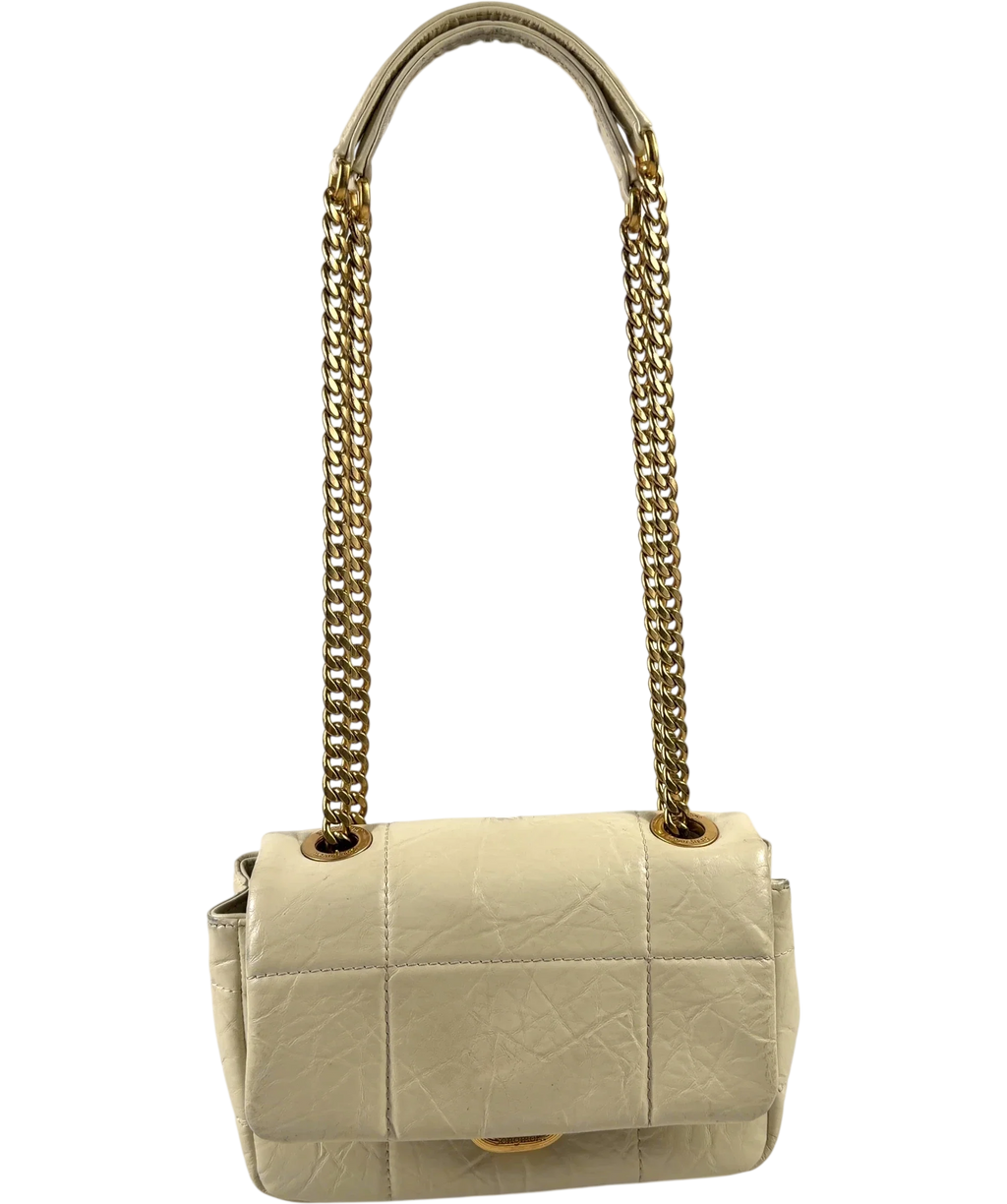 SONGMONT Cream Medium Chocolate Bag — front