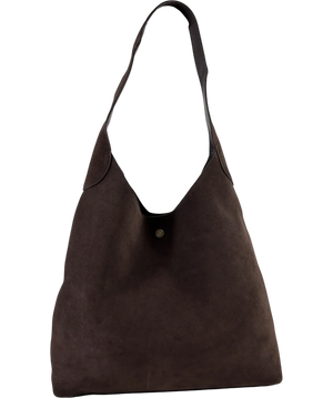 Talbots Hayden Suede Large Hobo Bag Brown