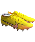Nike Yellow Air Zoom Mercurial Vapor 15 Elite SG-Pro, size UK 10 EU 44 👞 — front