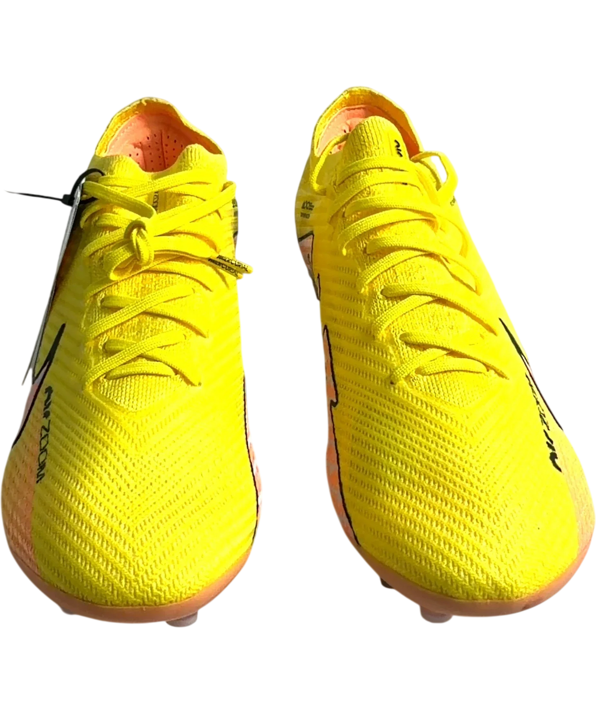 Nike Yellow Air Zoom Mercurial Vapor 15 Elite SG-Pro, size UK 10 EU 44 👞 — detail