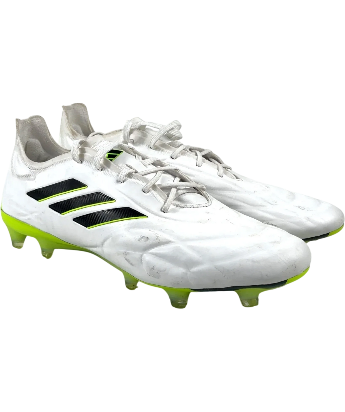 adidas White Adidas Copa Pure .1 Leather Firm Ground Boots – White, size UK 10 EU 44 👞 — front