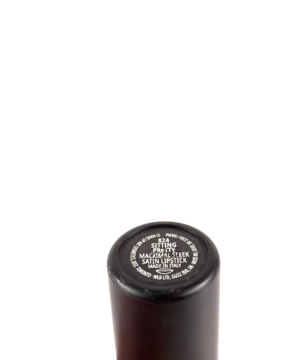 MAC 824 SITTING PRETTY Sitting Pretty Macximal Sleek Satin Lipstick, size 1 — detail