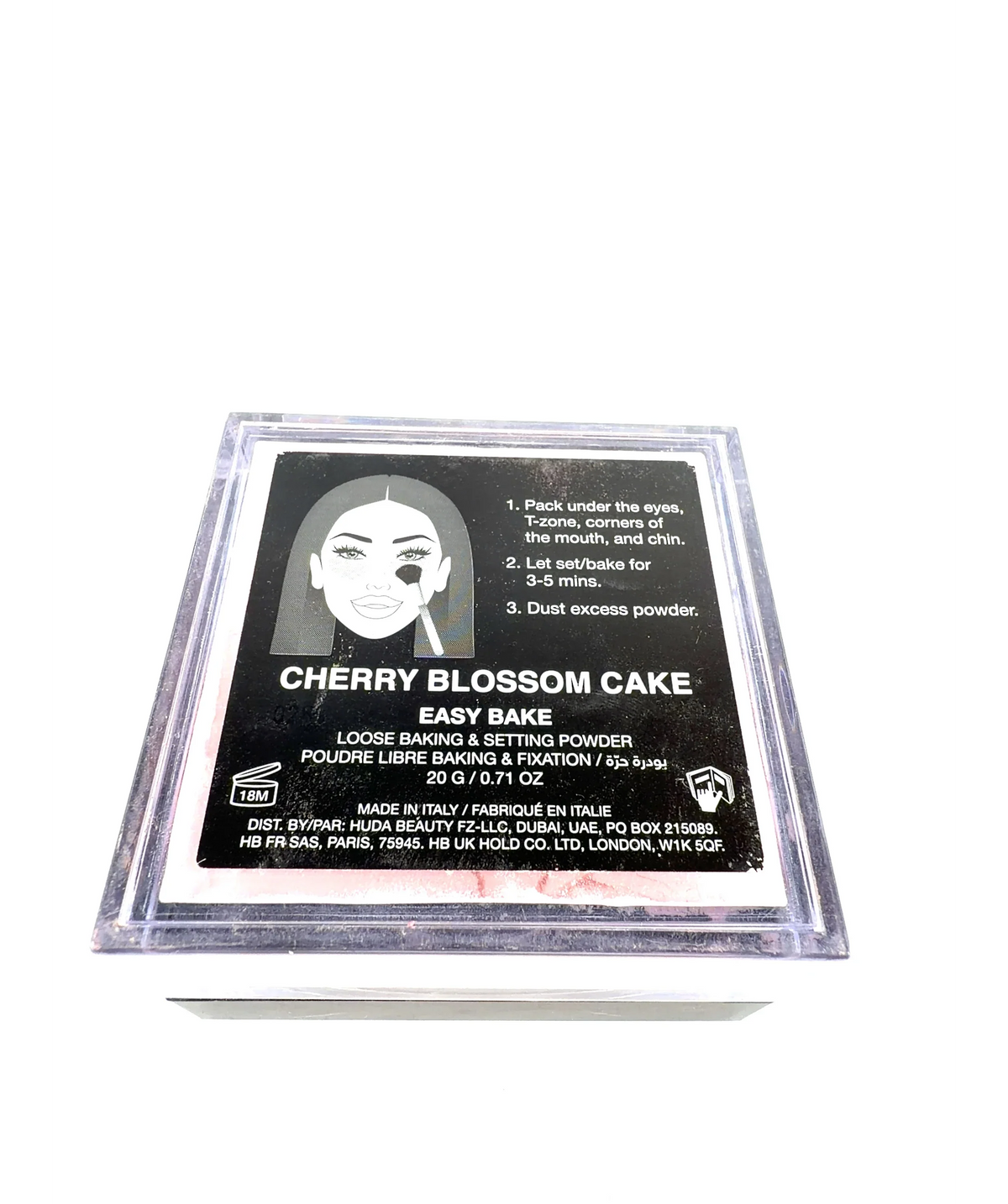 Huda Beauty CHERRY BLOSSOM CAKE CHERRY BLOSSOM CAKE, size 20g — care label