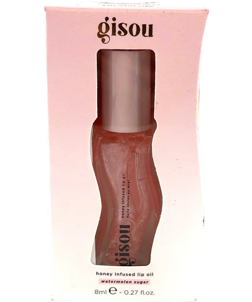 GISOU watermelon sugar HONEY INFUSED LIP OIL WATERMELON SUGAR, size 8ml — front
