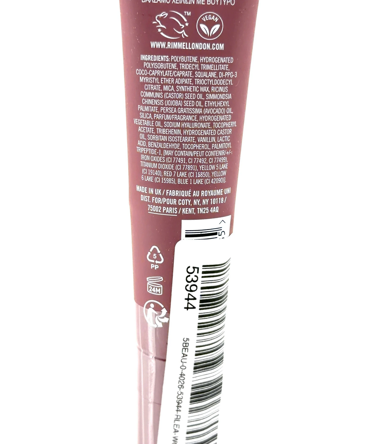 Rimmel 003 MELLOW MOCHA OH MY GLOSS! BUTTER ME UP, size 15ml — fabric detail