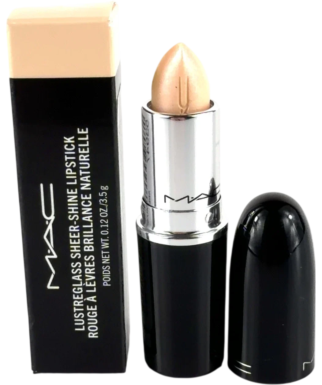 MAC Sunny Vanilla LUSTREGLASS SHEER-SHINE LIPSTICK, size 3.5g — front