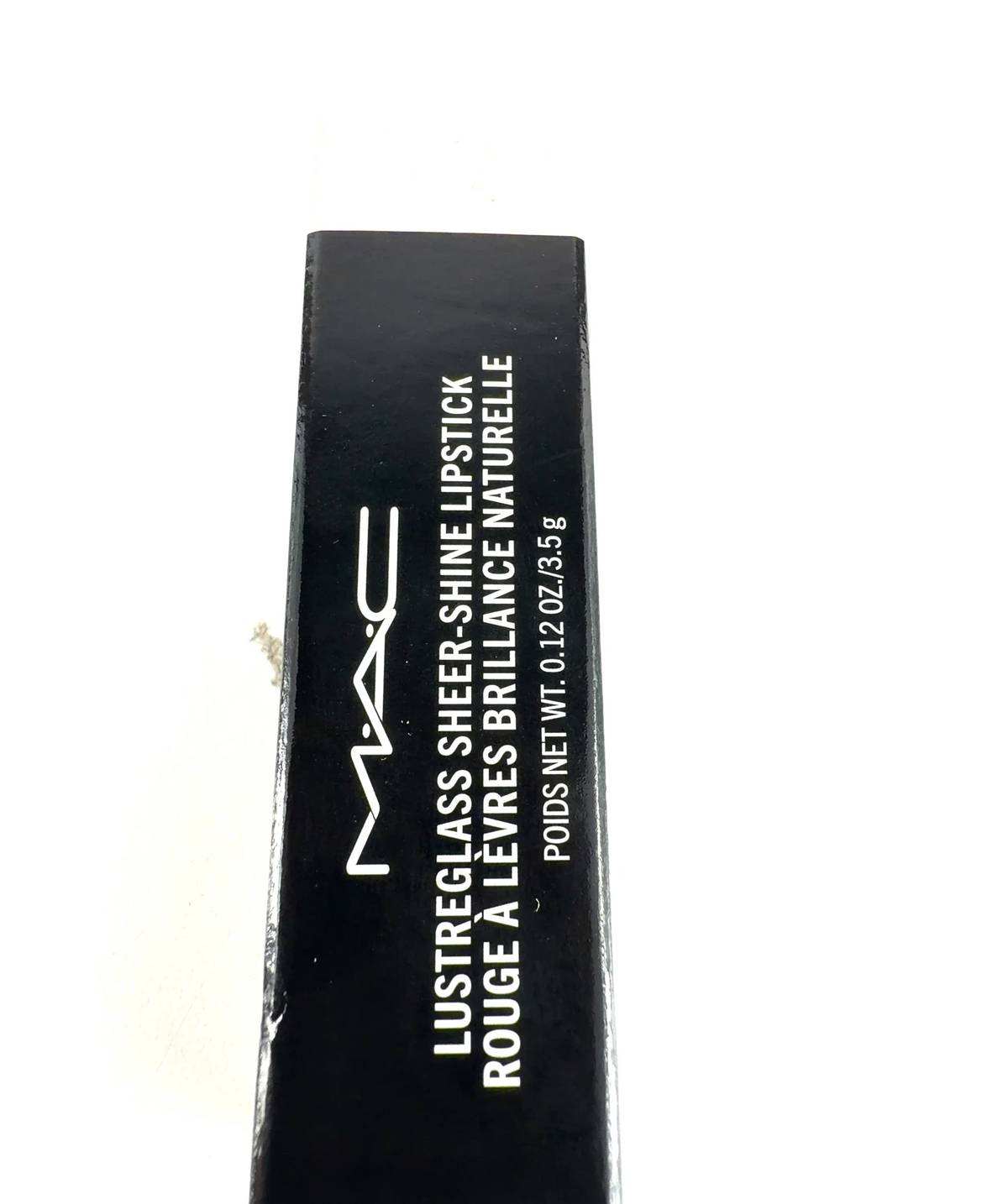 MAC Sunny Vanilla LUSTREGLASS SHEER-SHINE LIPSTICK, size 3.5g — care label