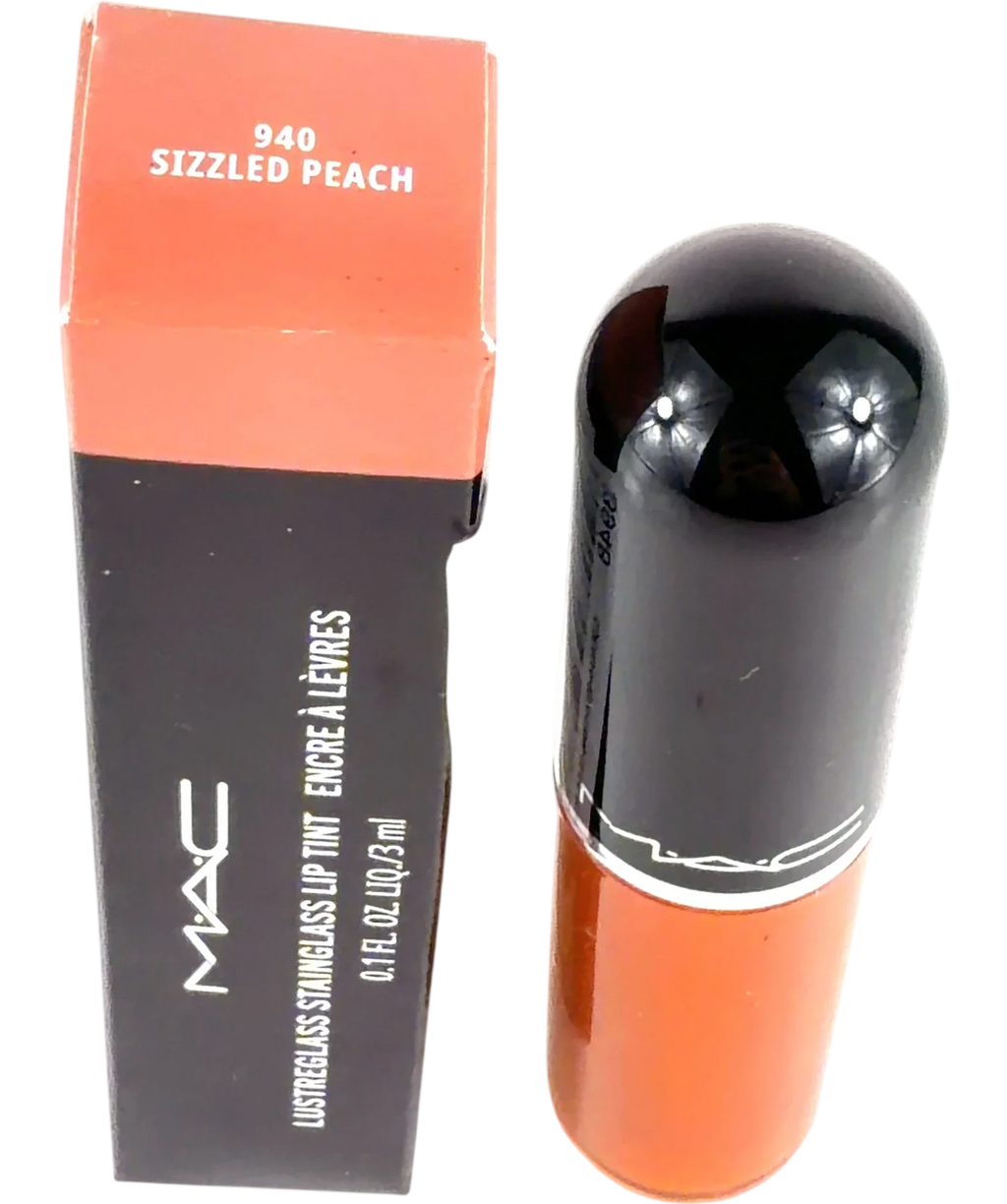 MAC 940 Sizzled Peach LUSTREGLASS STAINGLASS LIP TINT, size 3ml — back