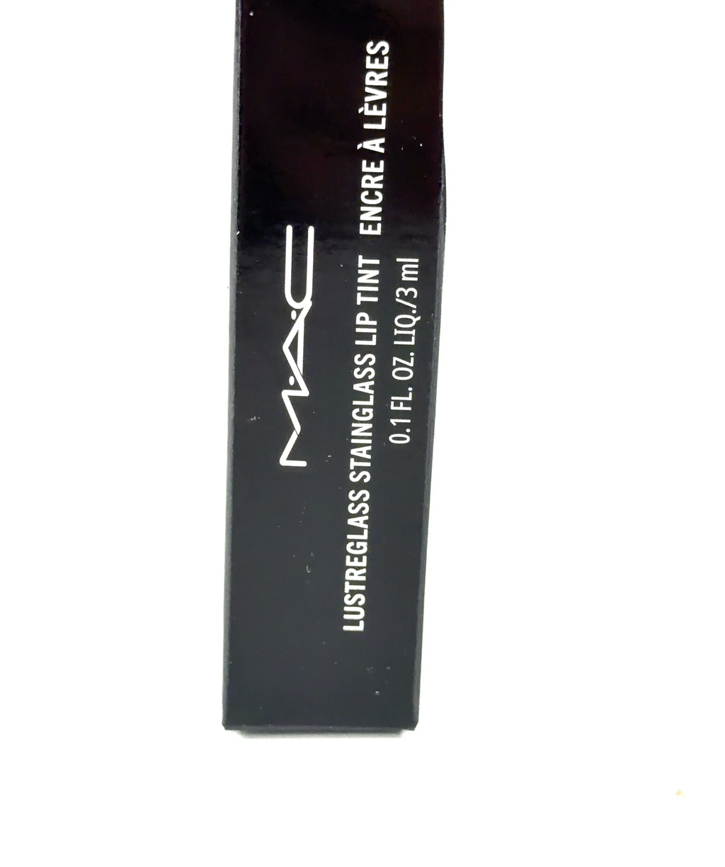 MAC 940 Sizzled Peach LUSTREGLASS STAINGLASS LIP TINT, size 3ml — label