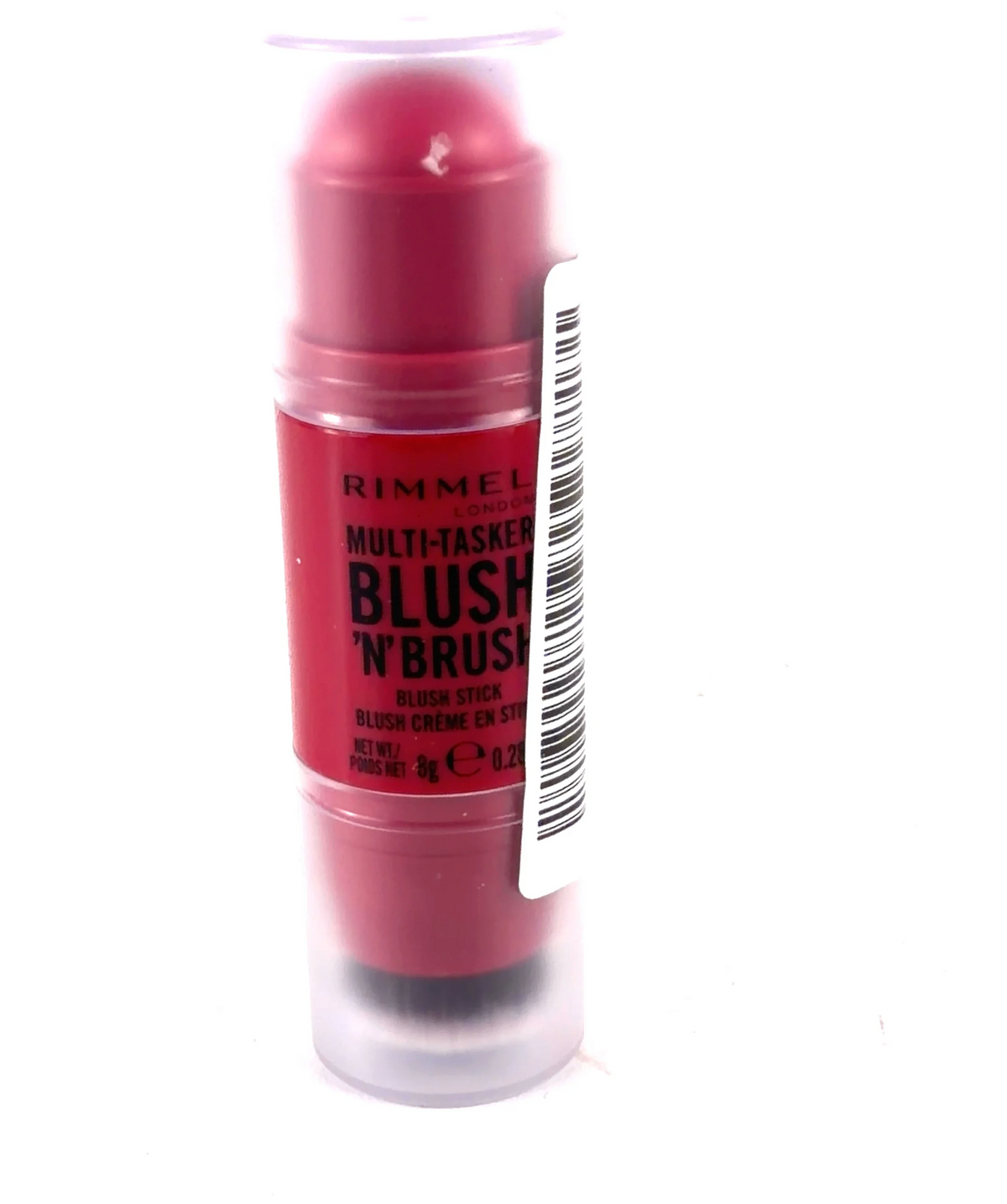 Rimmel 200 FUSHIA GLAM MULTI-TASKER BLUSH 'N BRUSH, size 8g — label