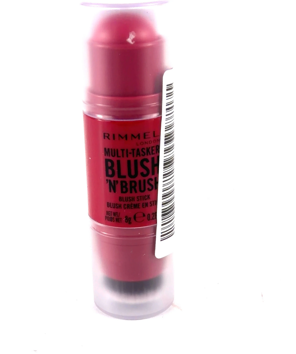 Rimmel 200 FUSHIA GLAM MULTI-TASKER BLUSH 'N BRUSH, size 8g — care label
