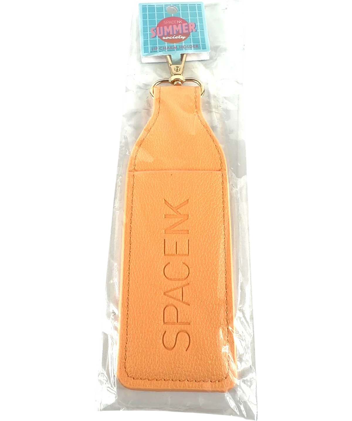 space nk orange LIP CHARM HOLDER, size 1 — front